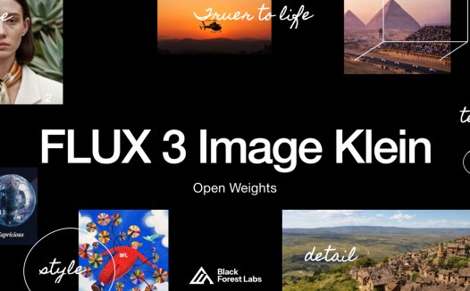 8GB 显存即可运行：5.6B 图像生成模型 FLUX 3 Image Klein 发布