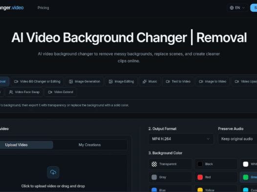 bgchanger.video:在线视频背景移除与替换工具,利用AI技术自动移除视频背景